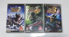 モンスターハンター PSP ソフト 3個まとめ売り