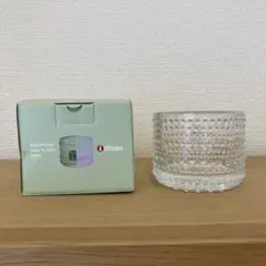 美品　イッタラ カステヘルミ キャンドルホルダー クリア