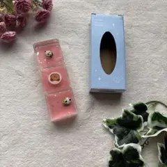 新品　オイルタイマー　オイル時計　ピンク　砂時計　クマとパンダのピンク砂時計