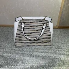 ホワイト ストライプ バッグ