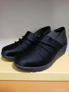 軽量 ウェッジ シャーリング スリッポン