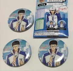 新テニスの王子様 テニプリ AVIOT イヤホン 缶バッジ 乾貞治