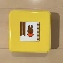 ミッフィー デザイン 四角缶　空箱