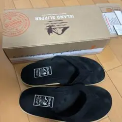 ISLAND SLIPPER PT203 サンダル ブラック サイズ10