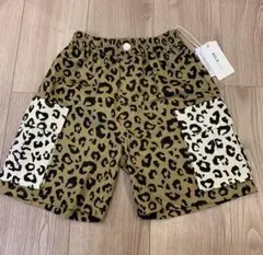 しまむら　RELA レオパード柄ショートパンツ 100cm