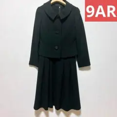 【最終価格】美品✨ブラックフォーマル礼服ジャケットワンピーススーツCU-RO夏