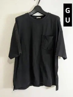 黒の半袖Tシャツ ポケット付き