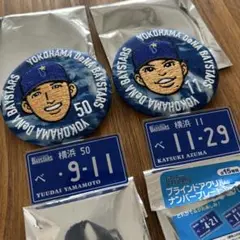 ⭐︎送料無料　DeNA Baystars ブラインドバッジ4点セット