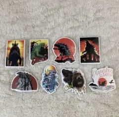 ゴジラ　GODZILLA シール　ダイカットステッカー　大きめ