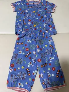 combi mini 祭柄　子供パジャマ 100cm