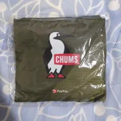 チャムス　CHUMS　コンビニサイズエコバッグ　オリーブ　セブンイレブン