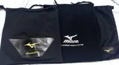 Mizuno Global Elite 、Mizuno巾着バッグ 3枚セット黒