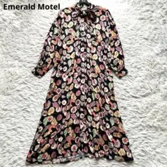 Emerald Motel 長袖　ボウタイワンピース　お菓子　クッキー
