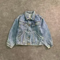 6AS3【Mr JOLL】デニムジャケット　Gジャン　ブルー　古着 used