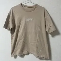 LUCETE コットン100% ベージュTシャツ