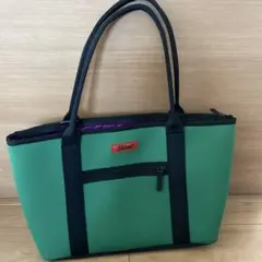 JiBas グリーン トートバッグ　美品