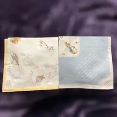 ピーターラビット ハンカチ ２枚組 薄手　綿100%