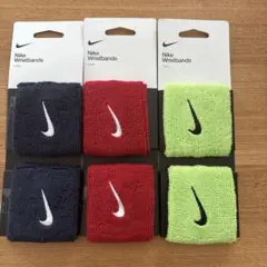 新品未使用　ナイキ　リストバンド　3セット