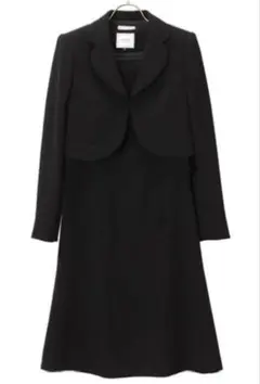 【美品】ラウンドカラーフォーマルアンサンブル 喪服　11号