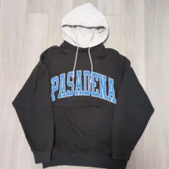 edakka メンズ　Lサイズ　フード付き　スウェット　チャコール　ストリート