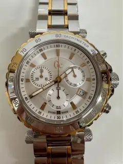 GC クロノグラフ 時計 シルバー ゴールド CITIZEN クロノグラフ 時計 シルバー/ゴールド
