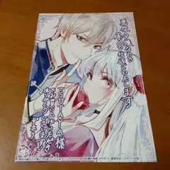 【非売品】 悪役令嬢なので喜んで仕返しいたします　特典　ポストカード