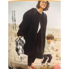 HYKE faux coat ボアコート ハイク ロング ファー ブラック 黒