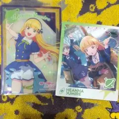 平安名すみれ クリアブロマイド キャラカフェ お台場 ラブライブ