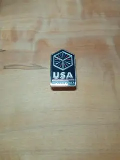 USA カラフル星デザイン ピンバッチ
