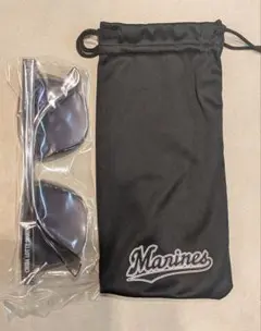千葉ロッテマリーンズ　来場者限定　サングラス 収納袋付き　✨️新品未使用✨️