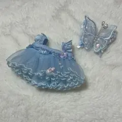 17cm ドール用 ぬいぐるみ コスチューム ブルー
