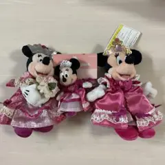プリンセスデイズ　ミニー　ぬいぐるみバッジ
