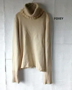FOXEY フォクシー 高級カシミアu0026ミンク カシミヤ100% ニット セーター