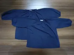 スモック ネイビー 80cm 2枚セット