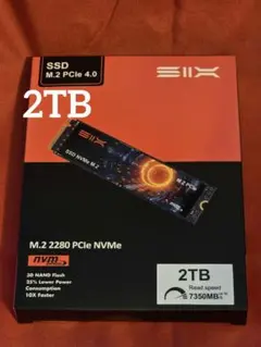 SIX X7400 2TB M.2 PCIe 4.0 SSD