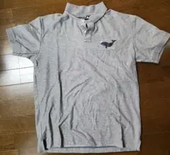 【HELLY HANSEN】 グレー ポロシャツ XL