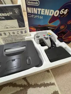 Nintendo 64 本体 グレー コントローラー付き