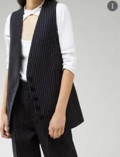 クロエ ピンストライプベスト Chloe