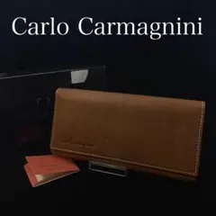 2851 未使用品カルロカルマニーニ 二つ折財布 仔ヤギ革 ソフト 箱付き 2851 未使用品カルロカルマニーニ 二つ折財布 仔ヤギ革 ソフト