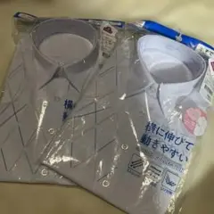 新品　未使用　イオン　トップバリュ　半袖シャツ　140 ブラウス　スクールシャツ