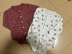 futafuta ロンパース肌着2枚セット80サイズ