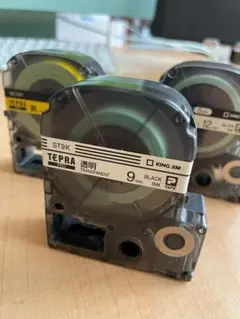 キングジム テプラPRO「Pタイプテープ」 使いかけ3個セット