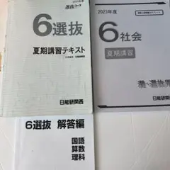新品2024年度日能研夏期講習テキスト6年生難問 日能研】6年生後期テキスト【難問】 - ちゅりぷ子のもしかして