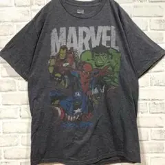 アベンジャーズ マーベル Tシャツ ヴィンテージ 古着 L グレー 1711
