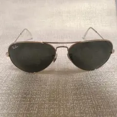 ★美品★Ray-Ban アビエーター サングラス　高級感のあるガラスレンズ