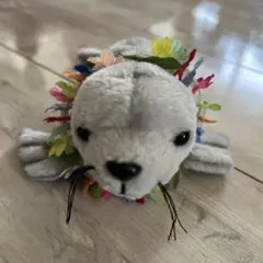 【最終値下げ】ハワイ アザラシ/アロハリース付きぬいぐるみ