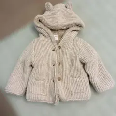 baby GAP くまさんニットカーディガン 6-12month 70