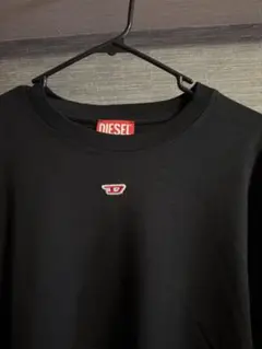 DIESEL ブラック 長袖カットソー