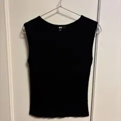 UNIQLO ノースリーブ リブニット　Lサイズ
