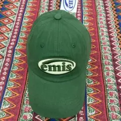 emis 緑色キャップ フリーサイズ